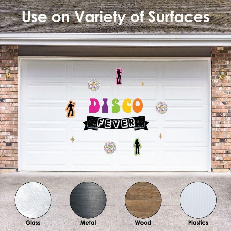 Big Dot of Happiness 70’s Disco - Peel and Stick 1970s Disco Fever Party Decoration - Wall Decals Backdrop