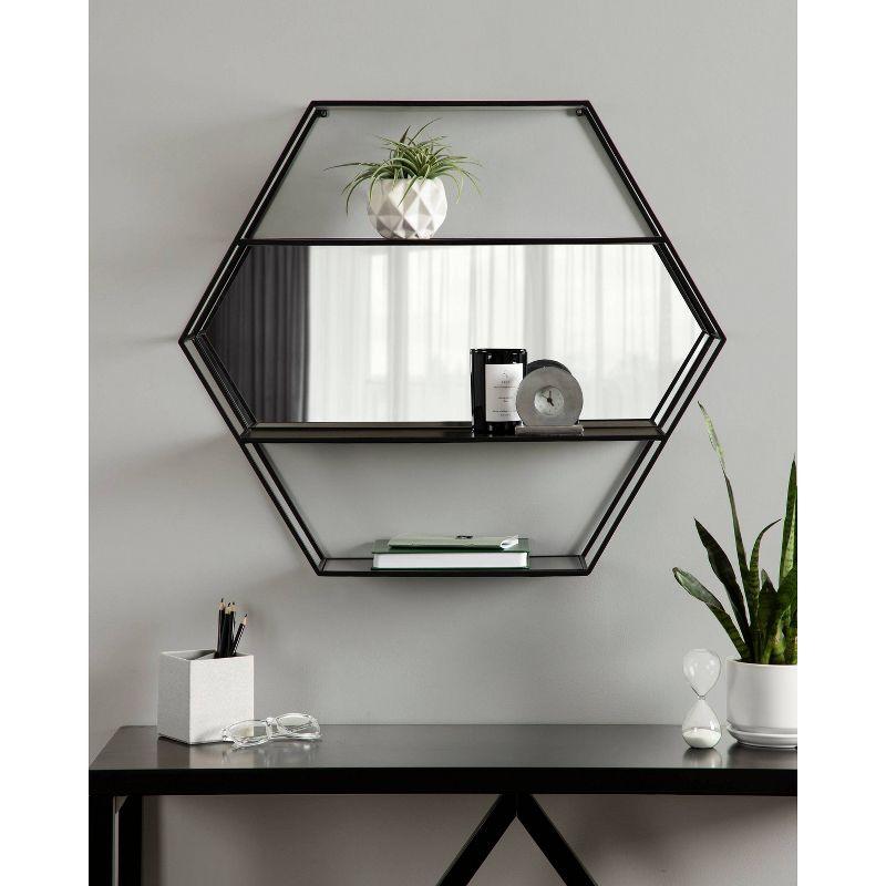 Celestia 3 Piece Hexagon Accent Shelf