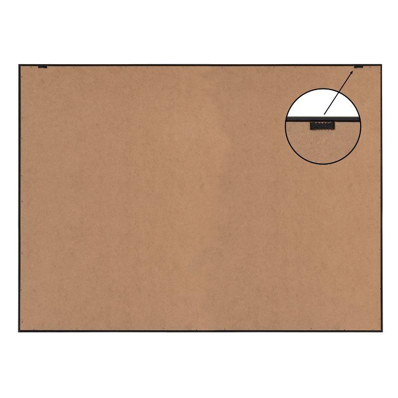 31.5" x 41.5" Sylvie World Map Framed Canvas by Creative Bunch Natural - Kate & Laurel All Things Decor: Horizontal Layout