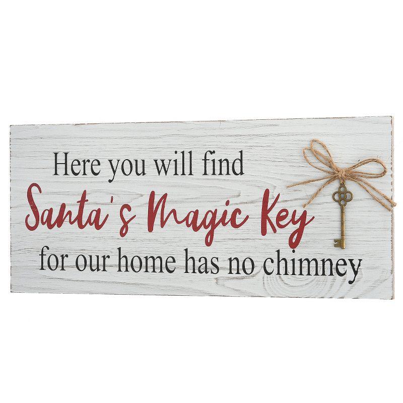 16" Santa’s Key Sign - National Tree Company
