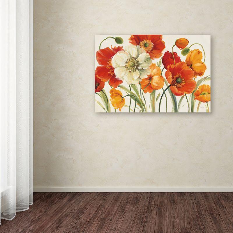 "Poppies Melody I" Outdoor All-Weather Wall Decor