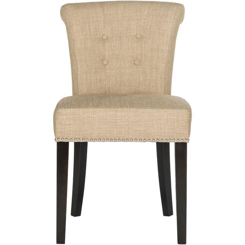 Sinclair 21''H Ring Chair (Set of 2) with Silver Nail Heads  - Safavieh