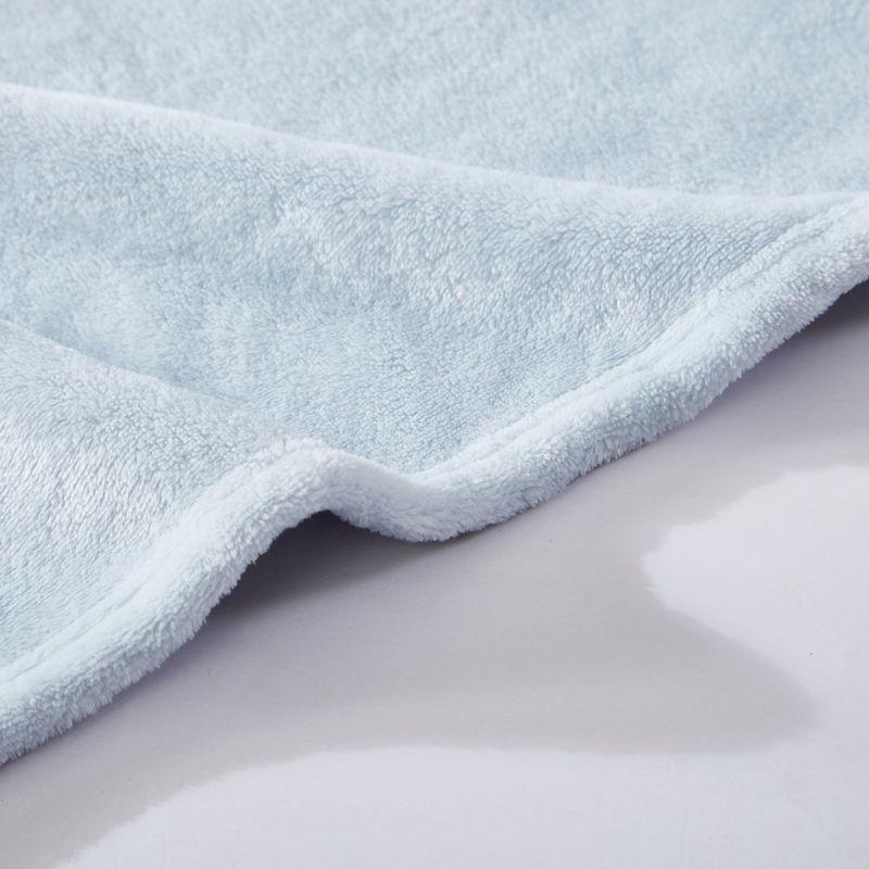 Full Pastel Blue Ultra Soft Plush Fleece Blanket