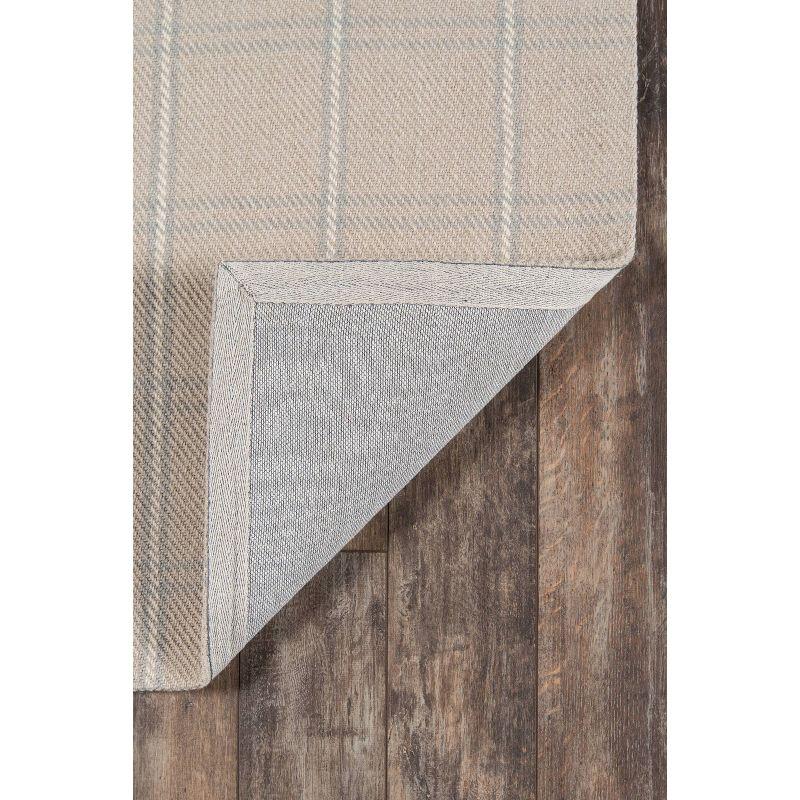 Dover Flatweave Wool Beige Area Rug