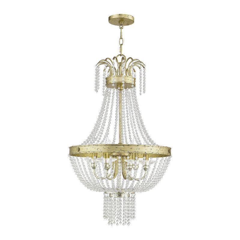 Livex Lighting Valentina 6 - Light Chandelier in  Winter Gold