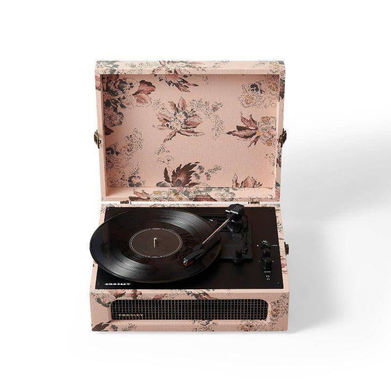 Crosley Floral Voyager Bluetooth Record Player