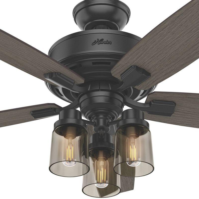 52" Bennett 5 - Blade Standard Ceiling Fan With Light Kit