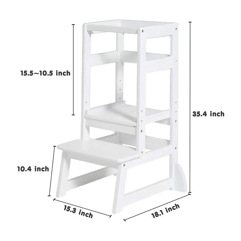 SDADI White 2 - Step Stool