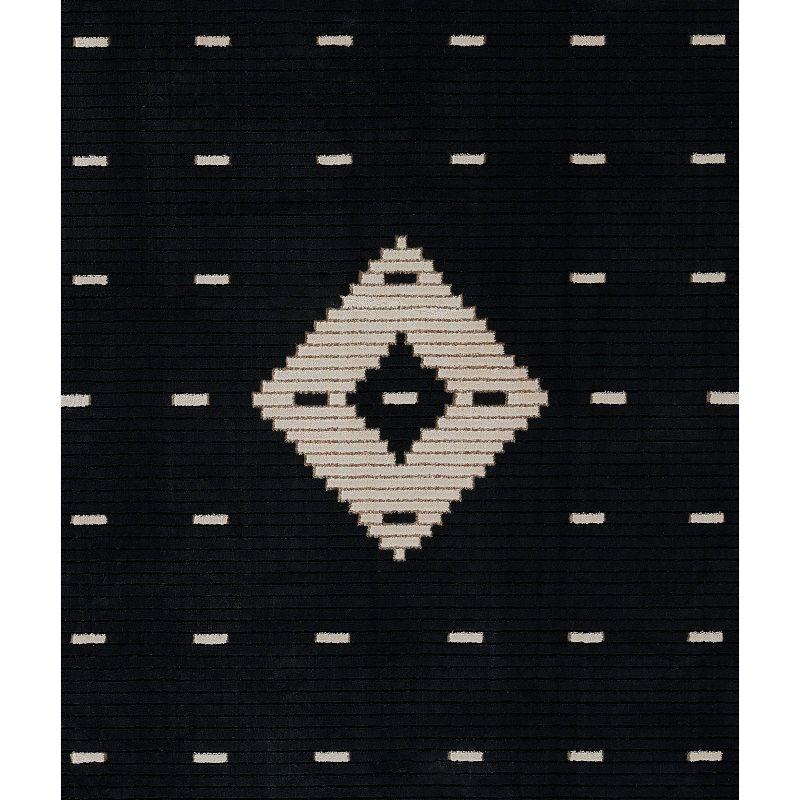 Momeni Noho Levi Machine Loomed Rug Black