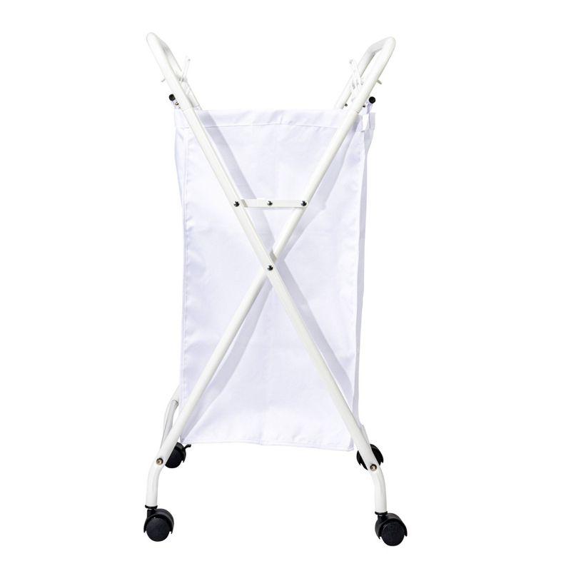 Household Essentials Rolling Laundry Hamper with Handles