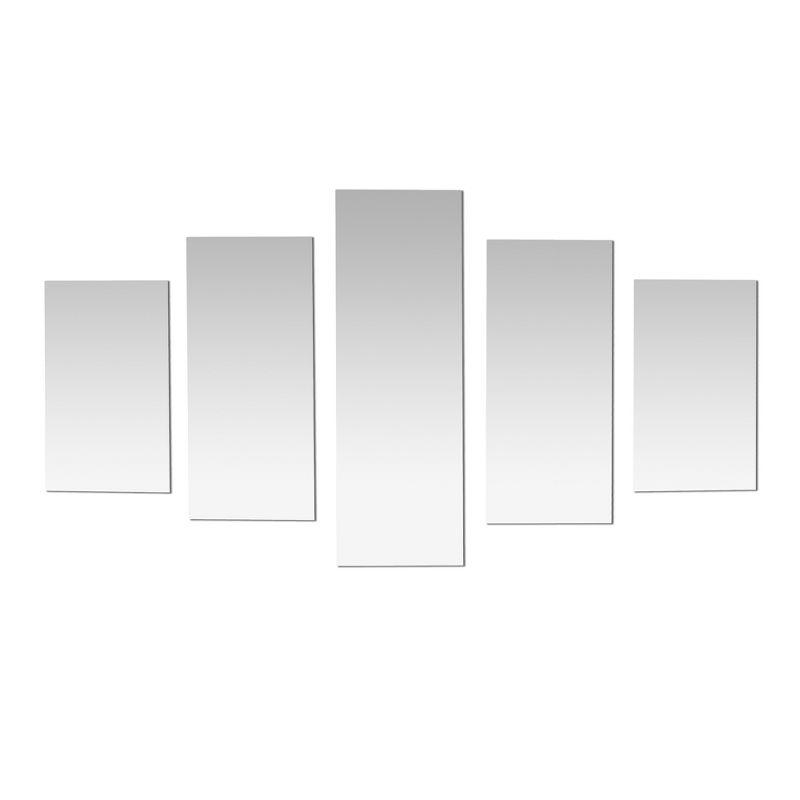 Americanflat Adhesive Mirror Tiles - Peel and Stick Mirrors for Wall - Frameless Round Mirrors for Bedroom and Living Room Décor