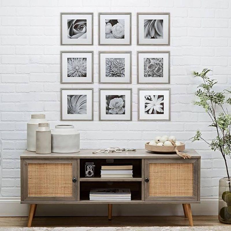Gallery Perfect Gallery Perfect 12" x 12" Wall Mount Matted Picture Frame - (Set of 9)