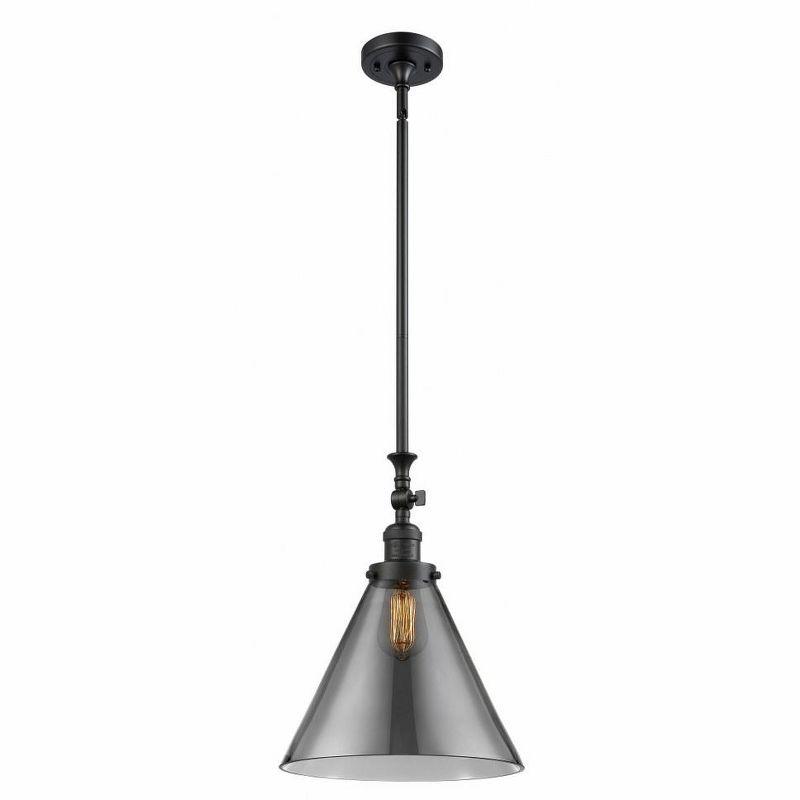 Innovations Lighting Cone 1 - Light Pendant in  Matte Black