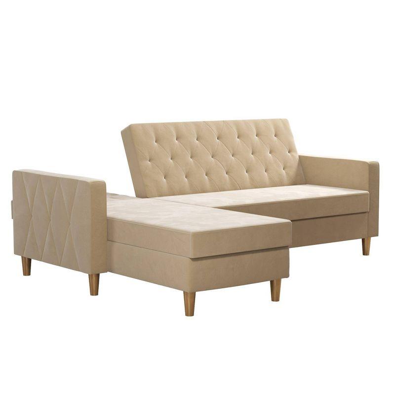 Liberty Upholstered Reversible Chaise Sectional with Storage