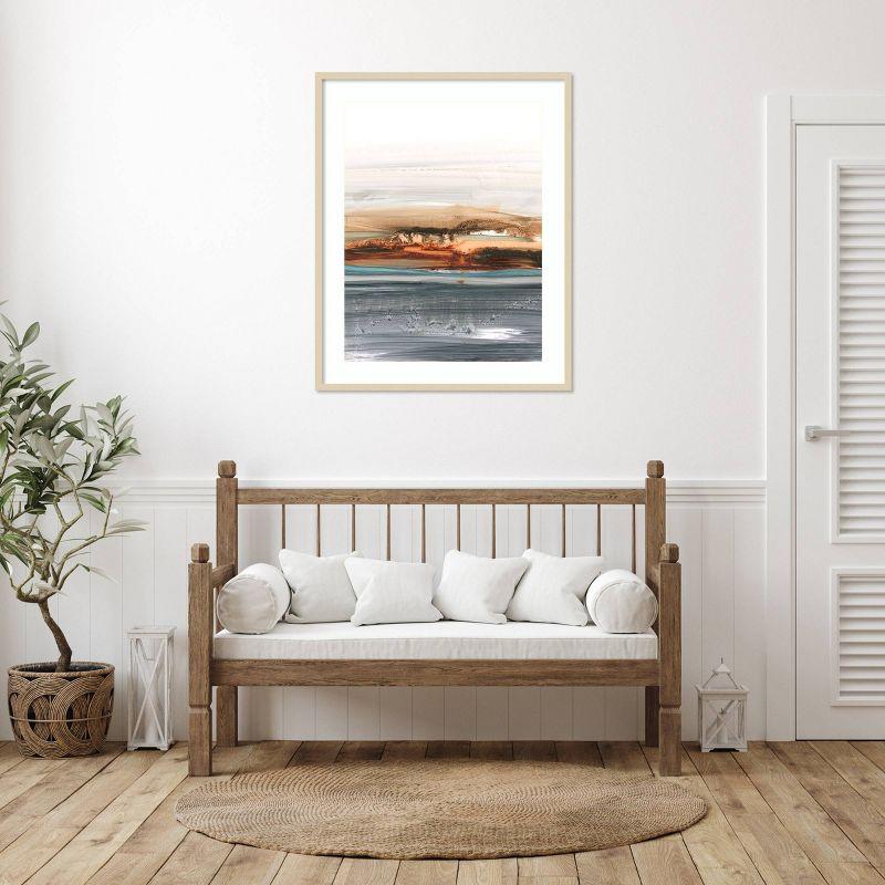 Amanti Art 33"x41" Sienna Dunes II by Ethan Harper Wood Framed Wall Art Print