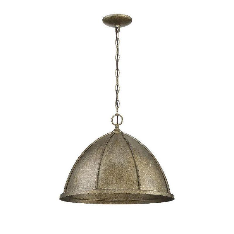 Laramie Chelsea Gold 18" Wide Bowl Pendant Light