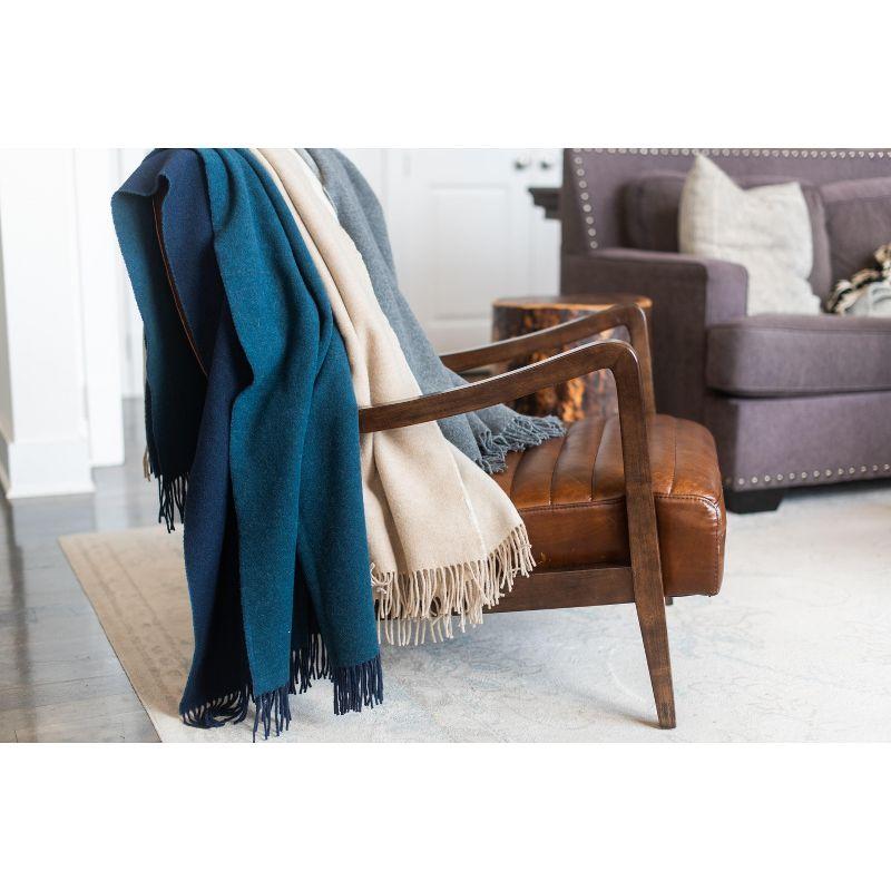 Cashmere Reversible Tassel Throw - Standard Textile Home