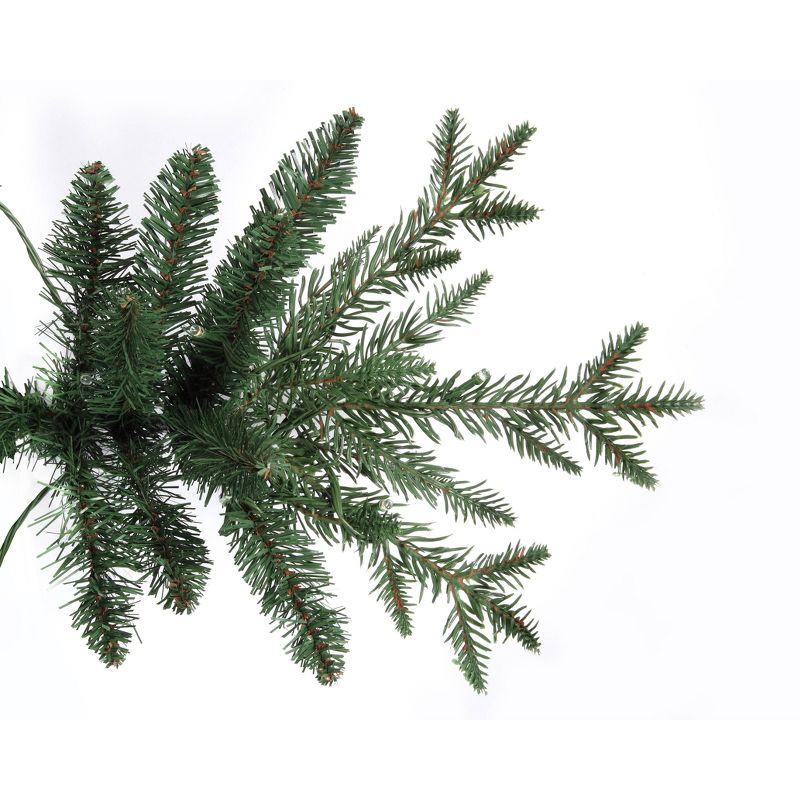 6.5' Artificial Fir Christmas Tree with Color & Clear Lights