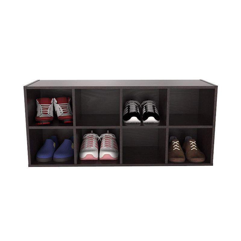 8 Pair Stackable Shoe Rack