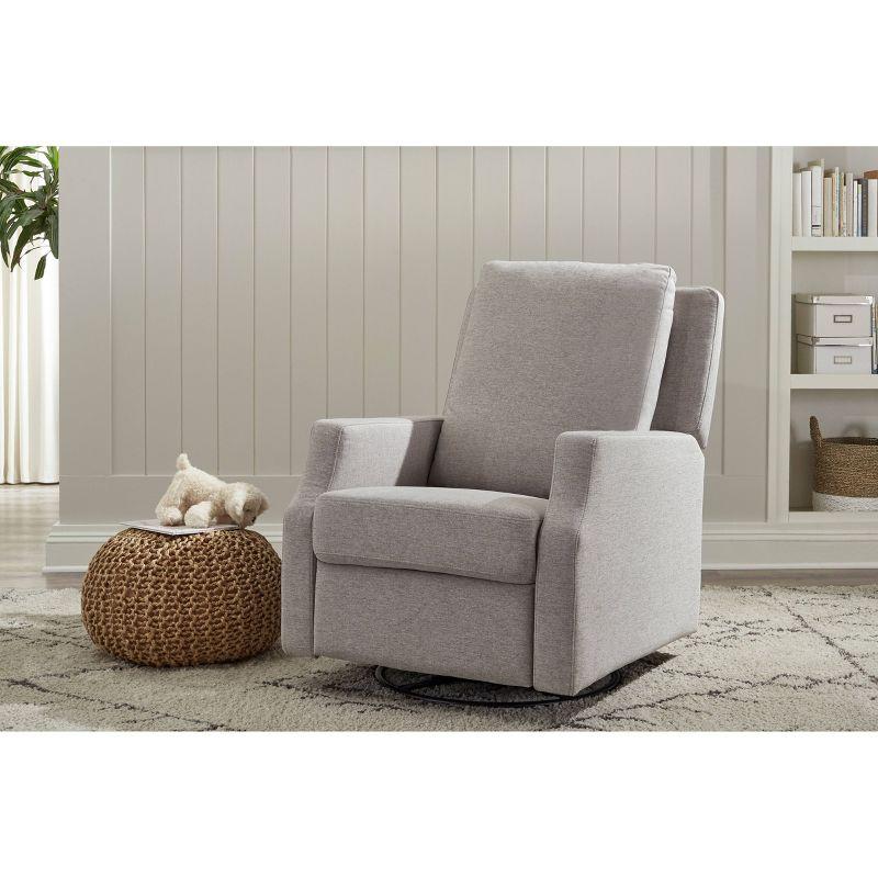 Crewe Upholstered Swivel Reclining Glider