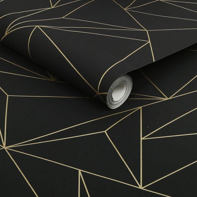 NEXT Scatter Geo Black Wallpaper