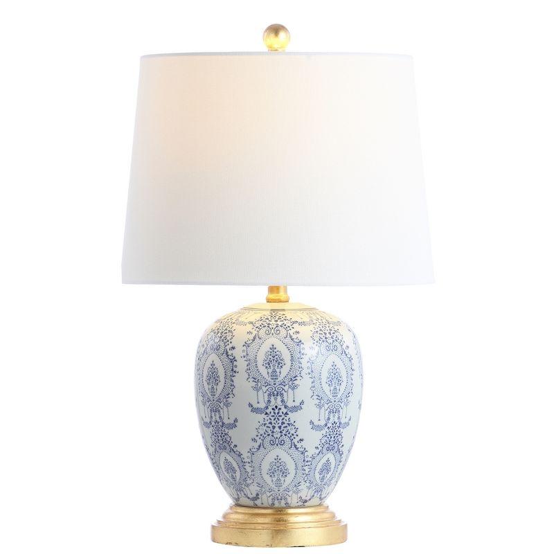 Kalel Table Lamp (Set of 2) - Blue/White - Safavieh.