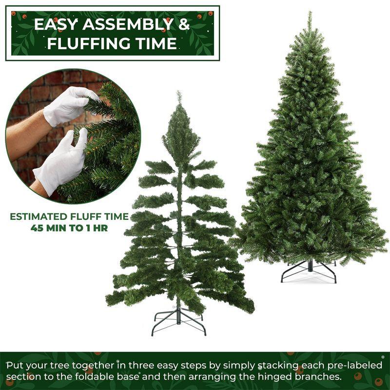 Flensburg 6' Artificial Green Spruce Christmas Tree with Stand