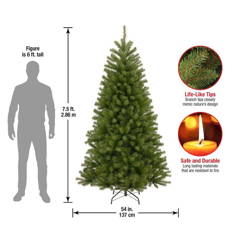 7.5' Unlit Hinged North Valley Spruce Artificial Christmas Tree - National Tree Company