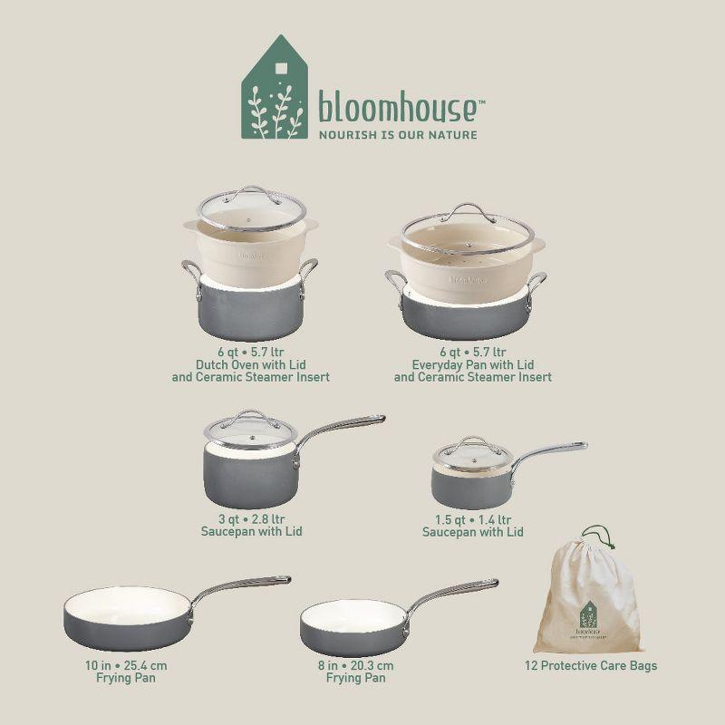 12 - Piece Non-Stick Aluminum Cookware Set