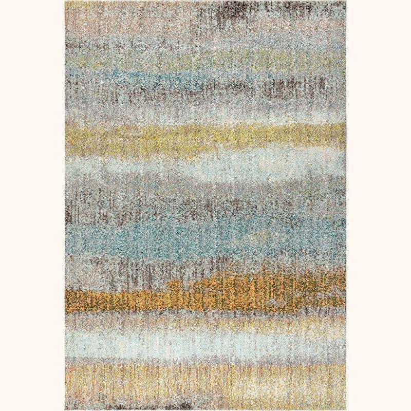 Contemporary POP Modern Abstract Vintage Area Rug - JONATHAN Y