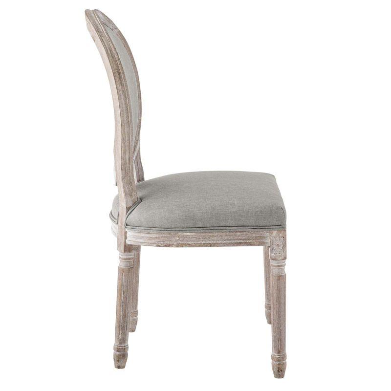 Modway Emanate Vintage French Upholstered Fabric Dining Side Chair