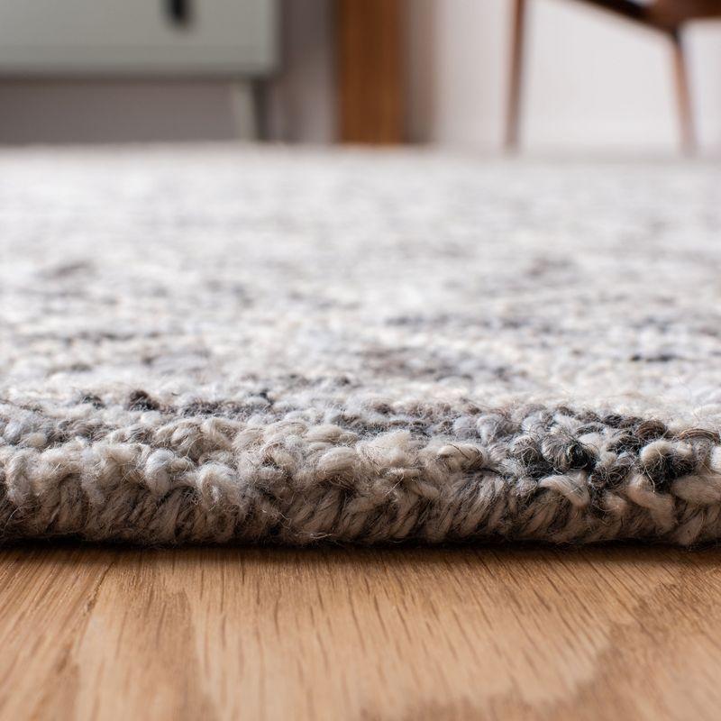 Abstract ABT631 Hand Tufted Runner Rug - Grey/Beige - 2'3"x8' - Safavieh.