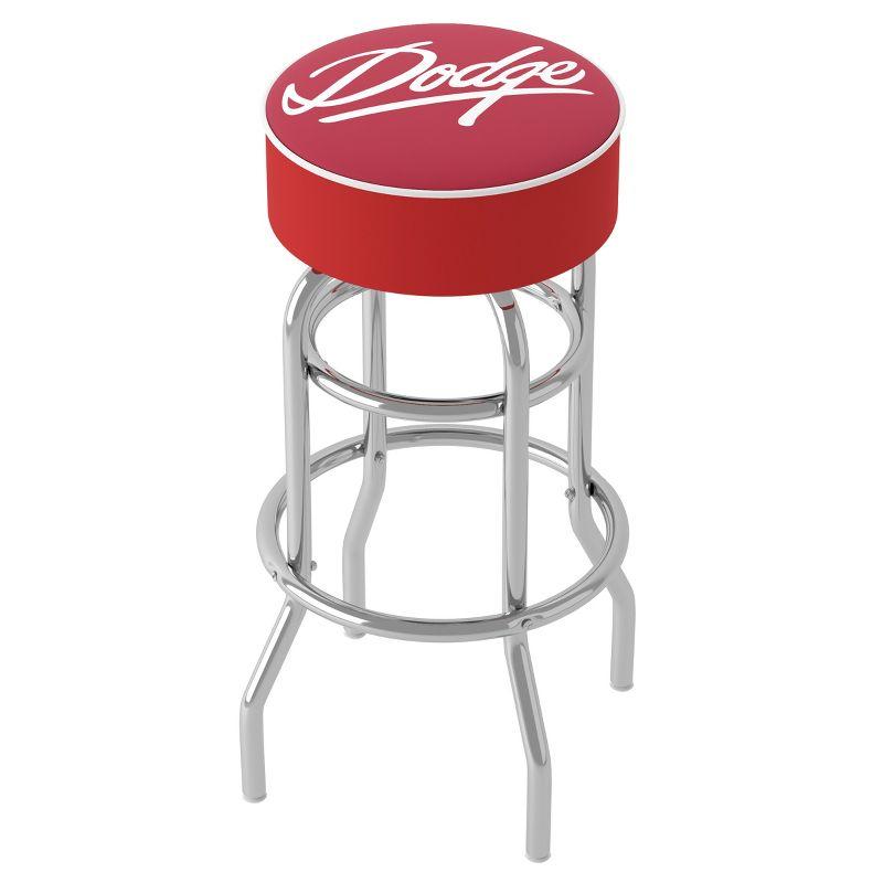 Dodge Signature Swivel Upholstered 31'' Counter Stool with Metal Frame