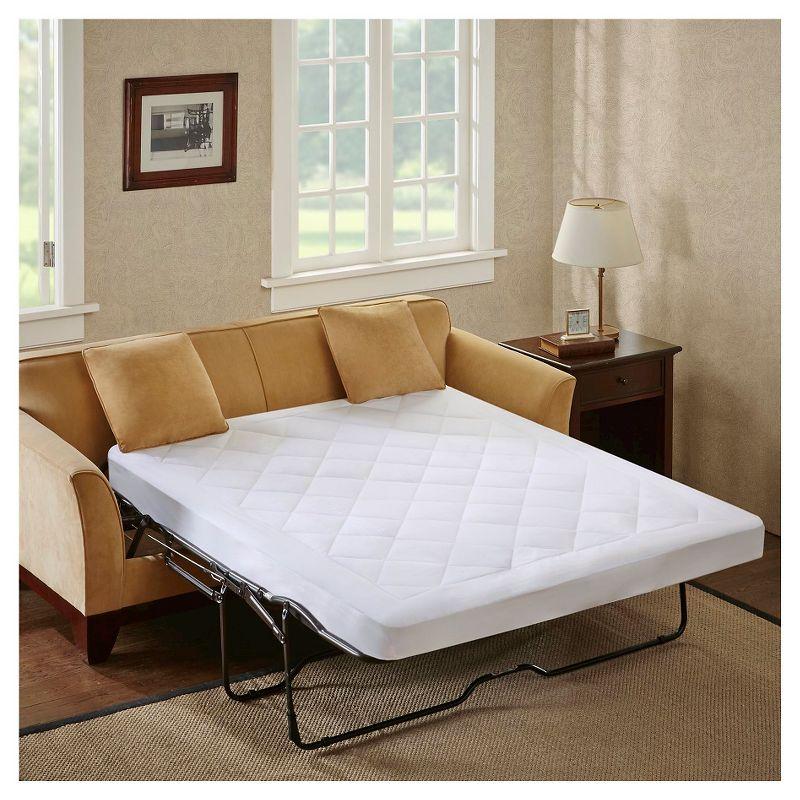 Amity Waterproof White Queen Sofa Bed Mattress Pad