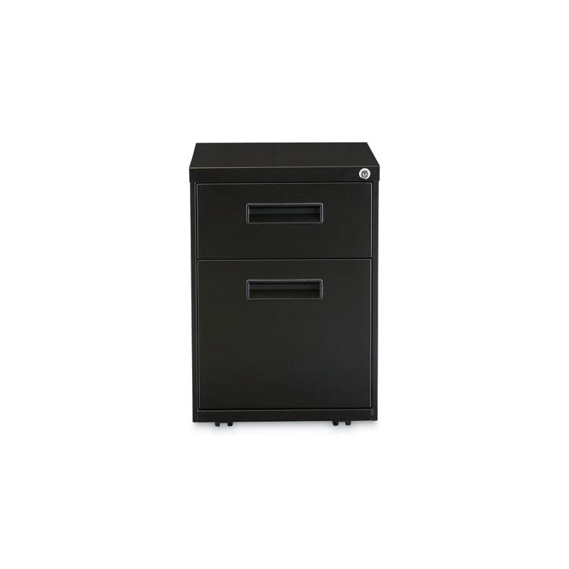 14.96'' Wide 2 -Drawer Mobile Steel File Cabinet