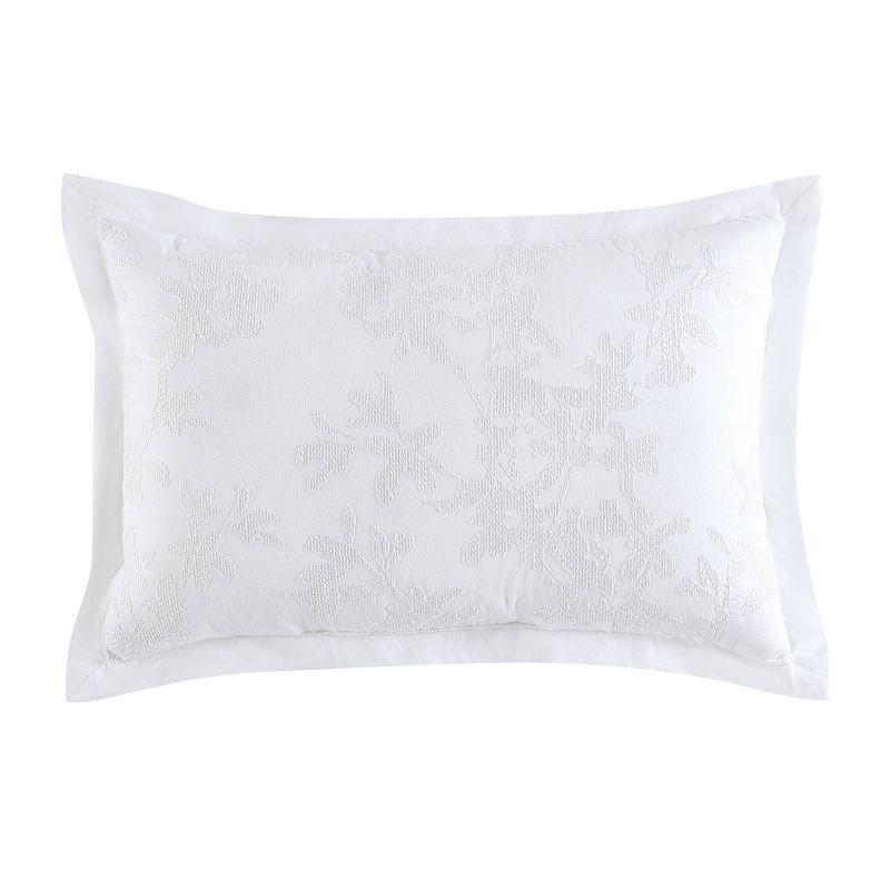 Full White Cotton Reversible Comforter Sham Set