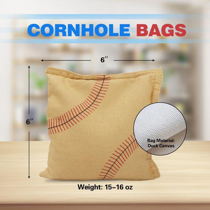 Regulation Size and Weight Cornhole Bean Bags for Cornhole Board Toss Game