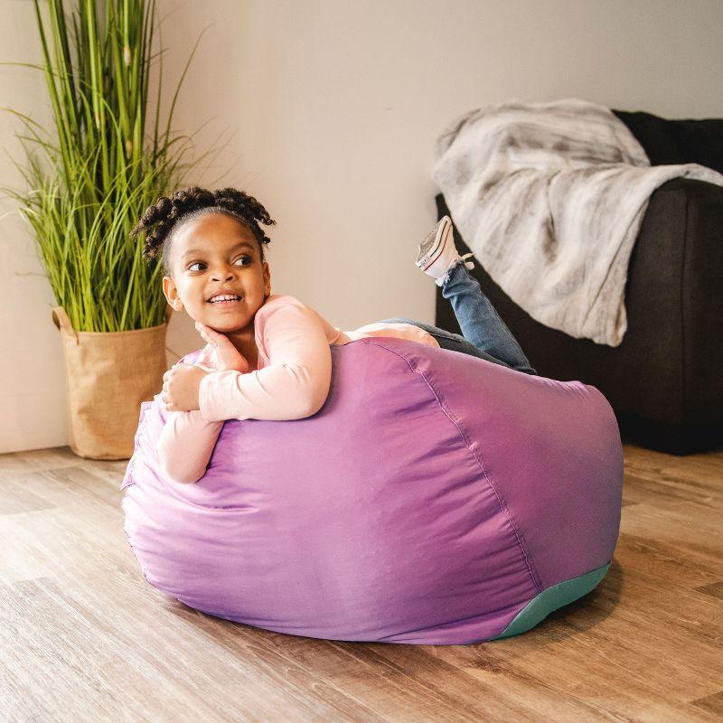 Big Joe Classic Bean Bag Chair, Durable Polyester Nylon Blend, Kids