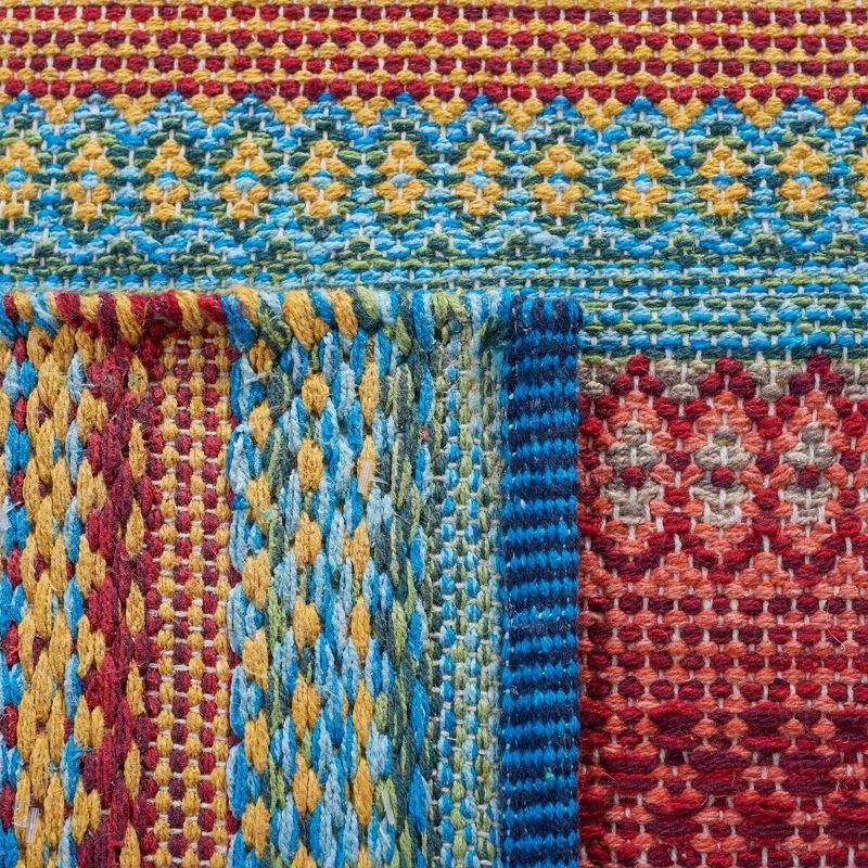 Kilim KLM475 Hand Woven Runner Rug - Blue/Red - 2'3"x9' - Safavieh.