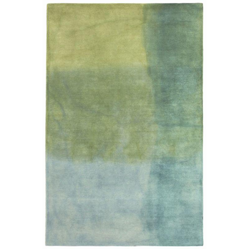 Liora Manne Piazza Watercolors Indoor Rug Sea Breeze 5' x 7'6"