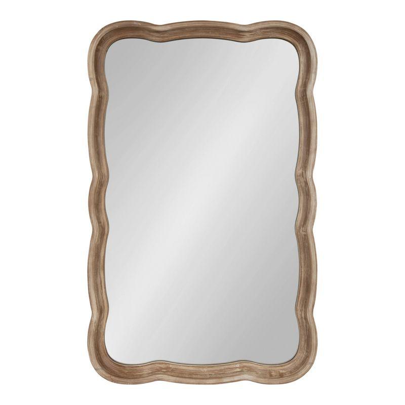 23.5" x 38" Hatherleig Scallop Wall Mirror - Kate & Laurel All Things Decor