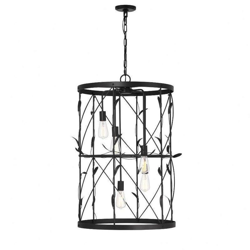 Lexington 5-Light Pendant in Matte Black