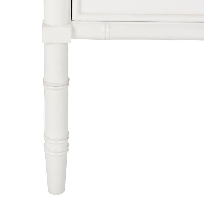 Niah 2 Drawer Nightstand - NST3501 - White/Gold - Safavieh