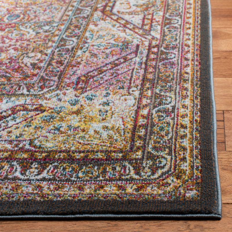 Ivory Silk Road Inspired Hand-Knotted Viscose Area Rug