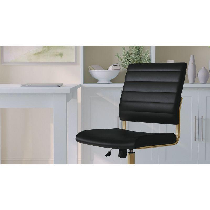 Upholstered Office Armless Chair - Martha Stewart