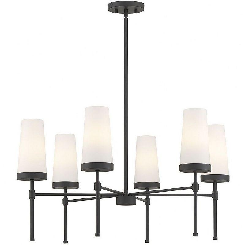 Savoy House Haynes 6 - Light Chandelier in  Matte Black