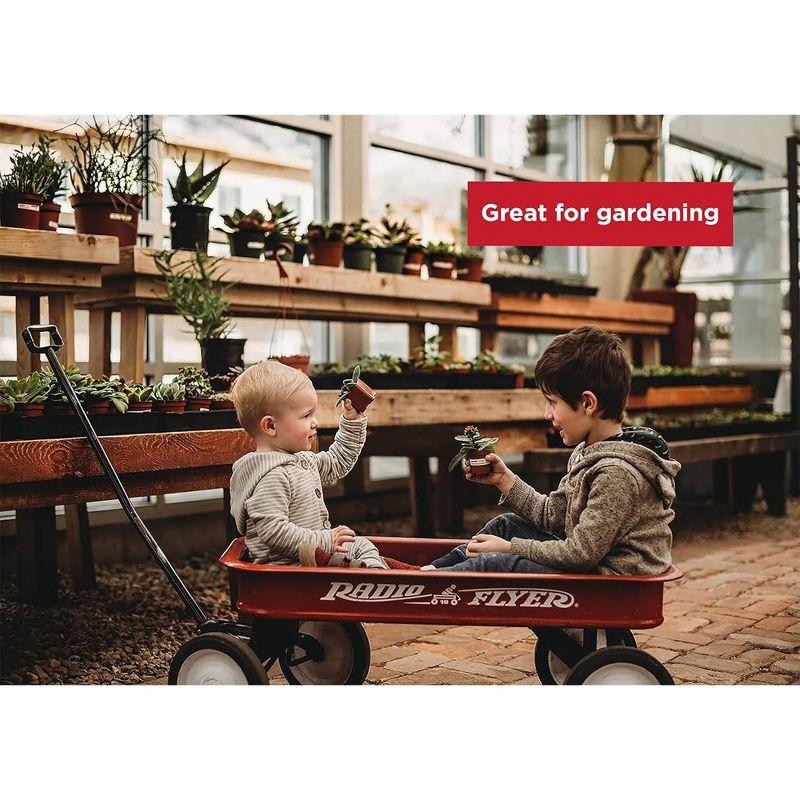 Radio Flyer Full-Size All-Terrain Steel and Wood Pull Food & Drink Server