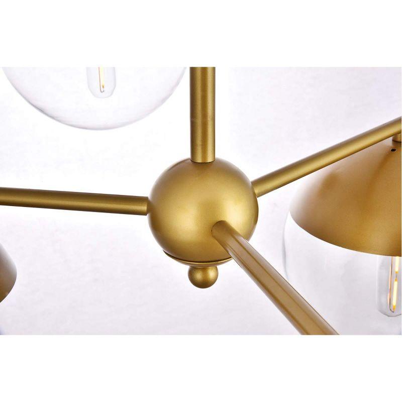 Yearby 6 - Light Dimmable Tiered Chandelier