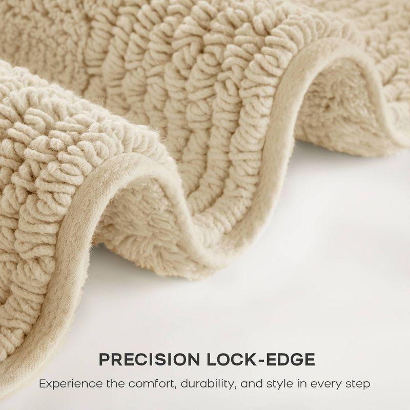 Splendor 100% Cotton Tufted 3000 GSM Reversible Bath Rug