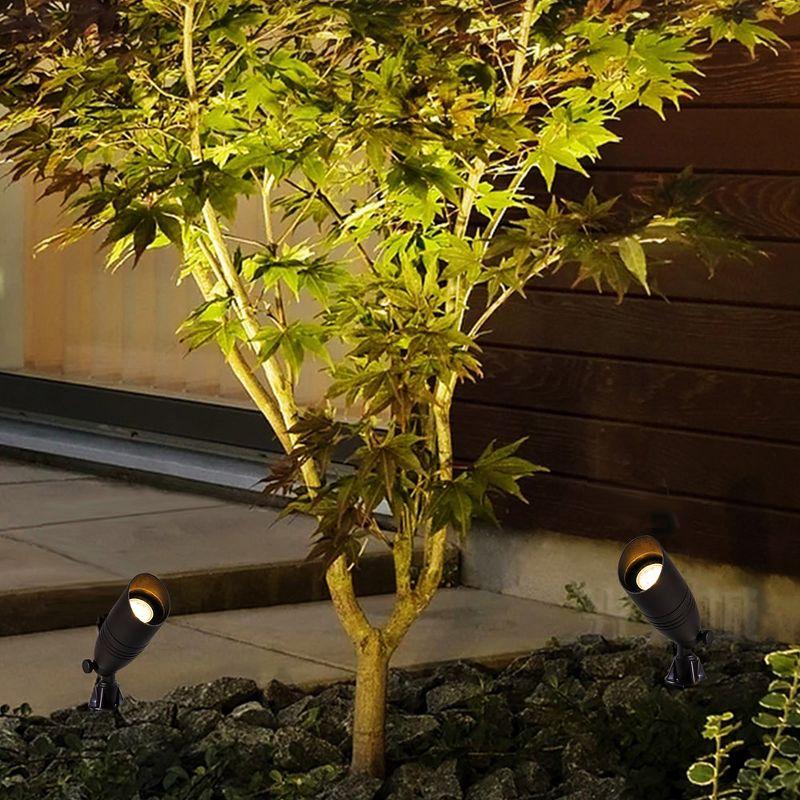 Dark Bronze Low Voltage Outdoor Landscape Spot Light Pack